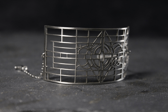 Paris  Champ de Mars | Bracelet rectangulaire | Inox | Dedale