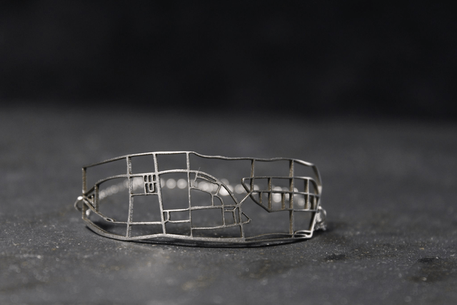 Paris  Ile de la Cite & Ile Saint-Louis | Bracelet libre | Inox | Dedale