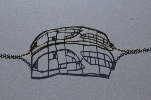Paris  Ile de la Cite & Ile Saint-Louis | Bracelet libre | Laiton | Dedale
