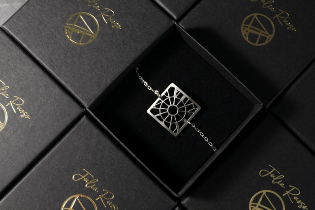 Paris  Place de l'Etoile / Arc de Triomphe | Bracelet carre | Inox | Dedale