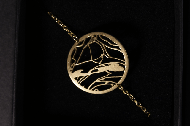 Alsace  Mont-Saint-Odile | Bracelet rond | Laiton | Dedale