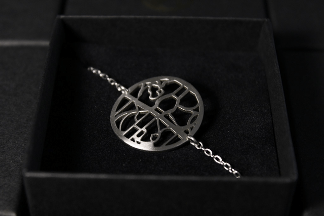 Paris  Tour Eiffel / Champ de Mars | Bracelet rond | Inox | Dedale