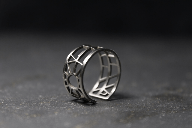 Paris  champs Elysées et place de l'étoile | Bague | Inox | Dedale