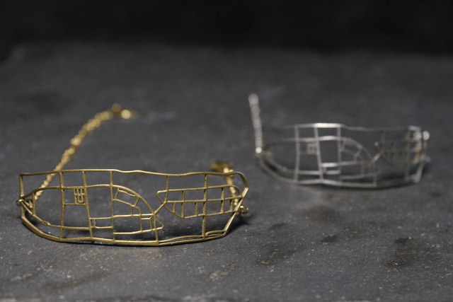 Paris  Ile de la Cite & Ile Saint-Louis | Bracelet libre | Laiton | Dedale