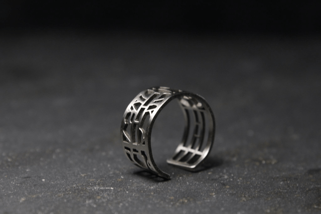 Paris  Champ de Mars  Tour Eiffel | Bague | Inox | Dedale