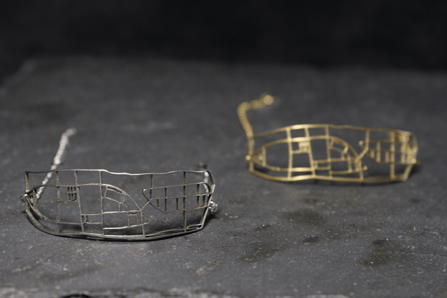 Paris  Ile de la Cite & Ile Saint-Louis | Bracelet libre | Inox | Dedale