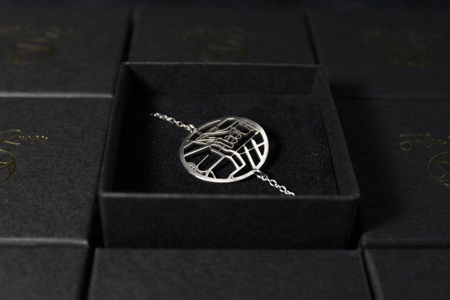 Paris  Montmartre / Sacre-Coeur | Bracelet rond | Inox | Dedale