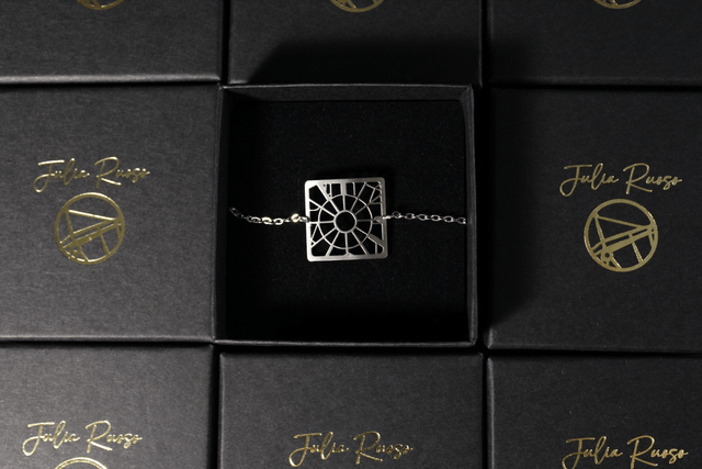 Paris  Place de l'Etoile / Arc de Triomphe | Bracelet carre | Inox | Dedale
