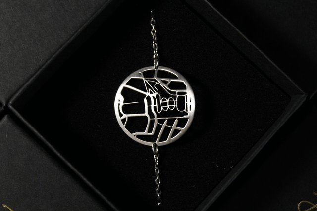 Paris  Montmartre / Sacre-Coeur | Bracelet rond | Inox | Dedale