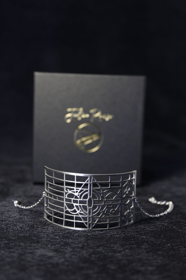 Paris  Champ de Mars | Bracelet rectangulaire | Inox | Dedale