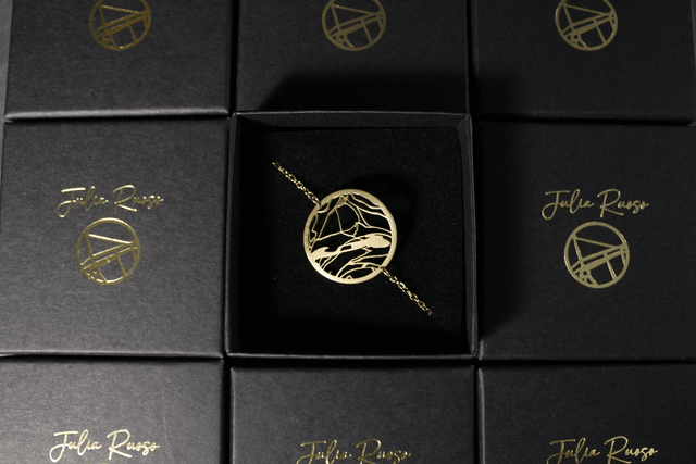 Alsace  Mont-Saint-Odile | Bracelet rond | Laiton | Dedale