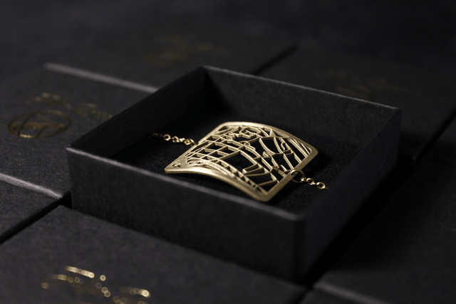 Geneve  Vieille ville | Bracelet carre | Laiton | Dedale