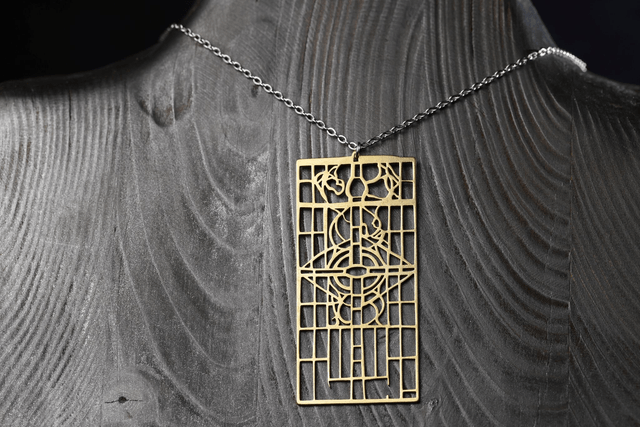 Paris - Tour Eiffel, Champs de Mars | Collier | Laiton | Dédale