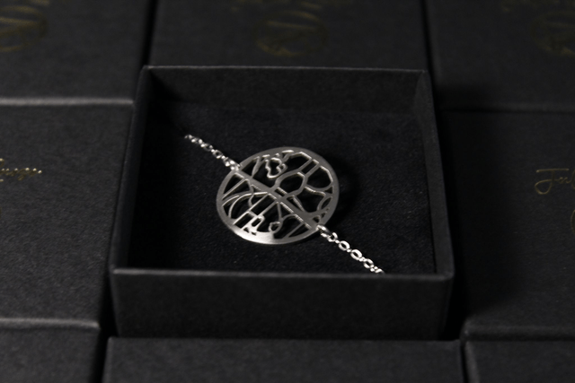 Paris  Tour Eiffel / Champ de Mars | Bracelet rond | Inox | Dedale