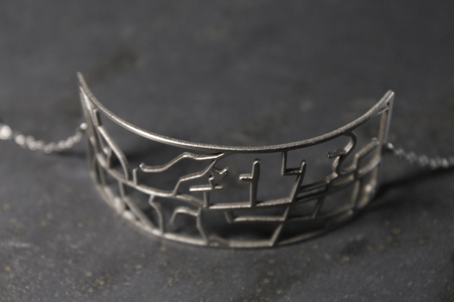 Lausanne  Quartier du Flon | Bracelet rectangulaire | Inox | Dedale