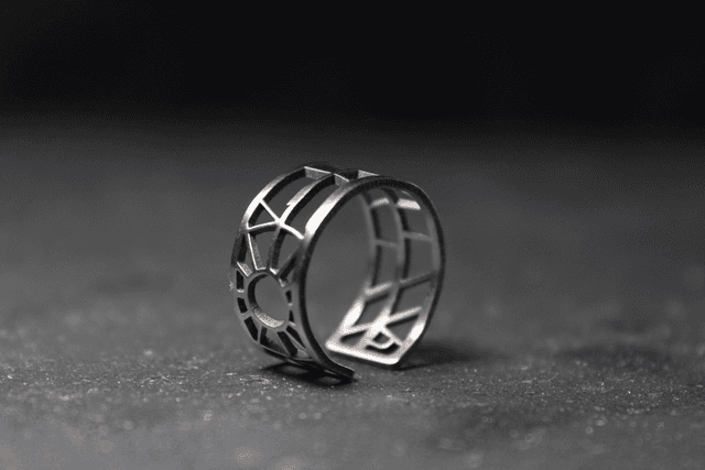 Paris  champs Elysées et place de l&#039;étoile | Bague | Inox | Dedale